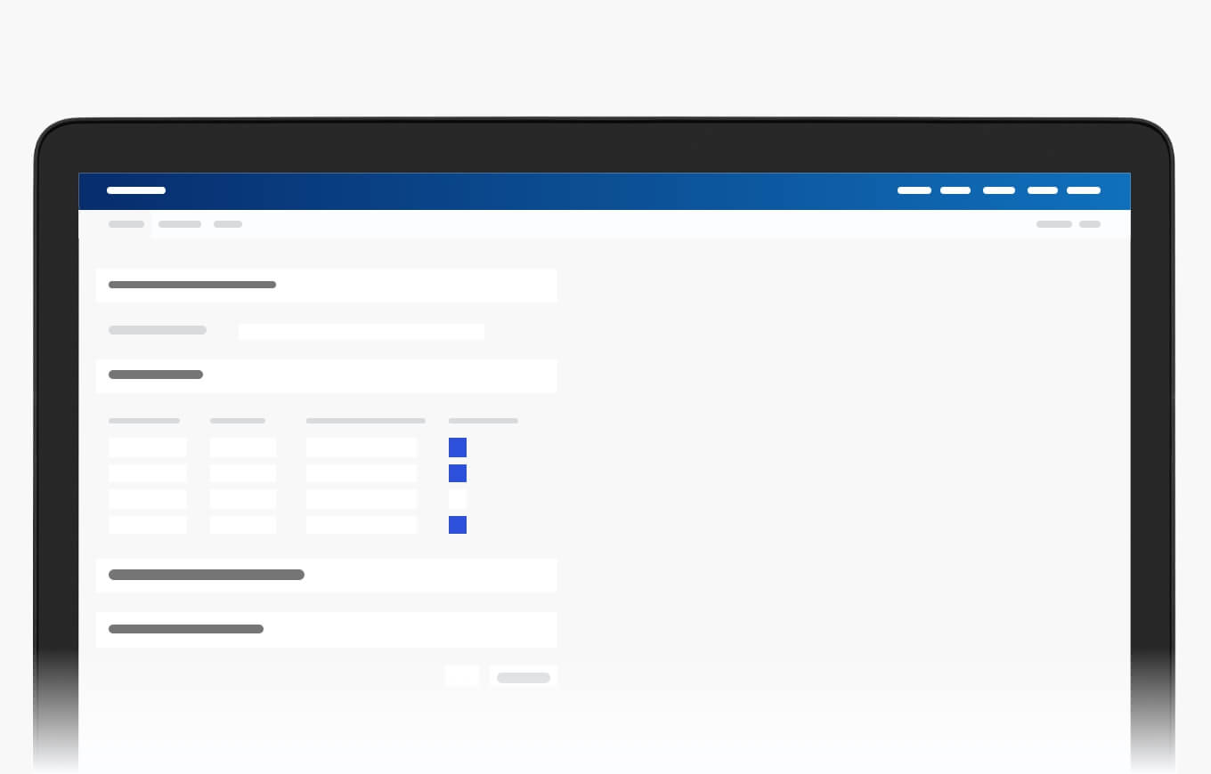 A contacts screen in ShoutCMS.