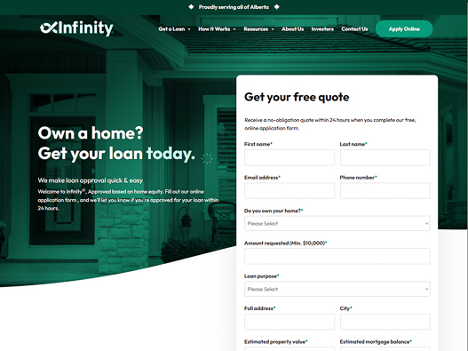 Websites Platform for Financial 